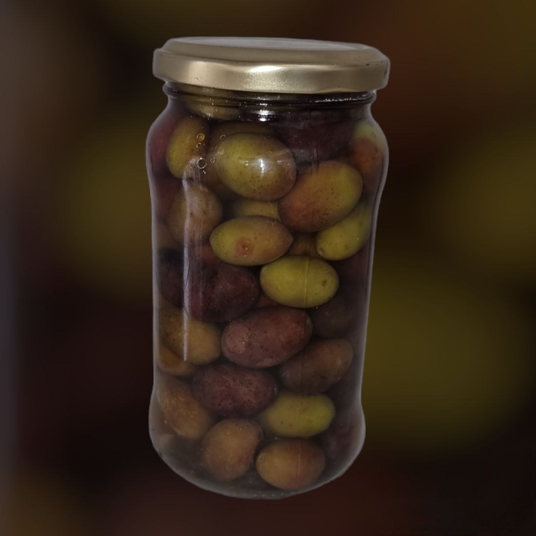 imagen de pote de aceitunas